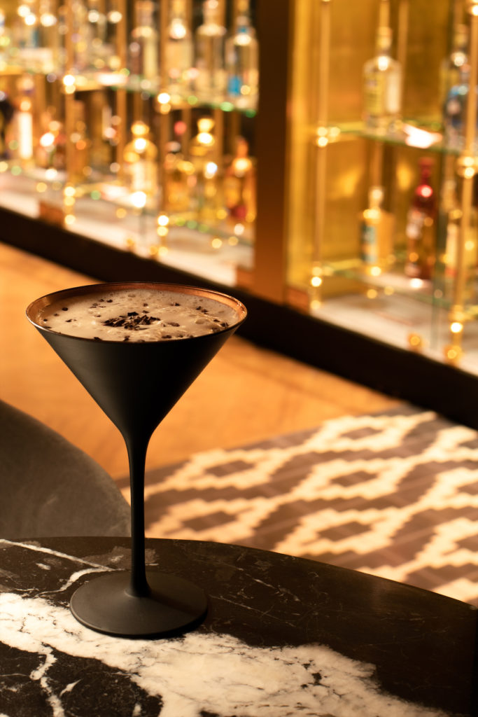 The Mexican Chocolate Martini is made with Hornitos reposado. 