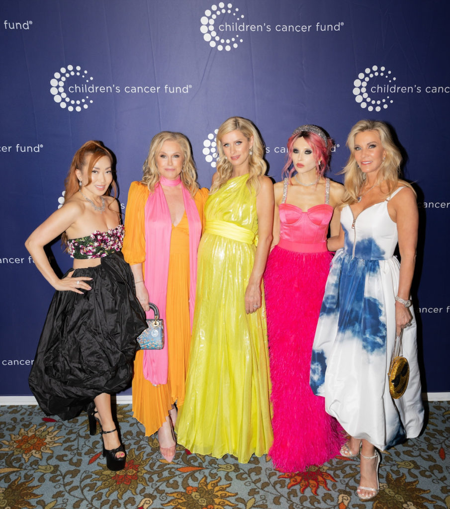 Tina Craig, Kathy Hilton, Nicky Hilton, Stacey Bendet, Nancy Rogers (Photo by Tamytha Cameron and Thomas Garza)