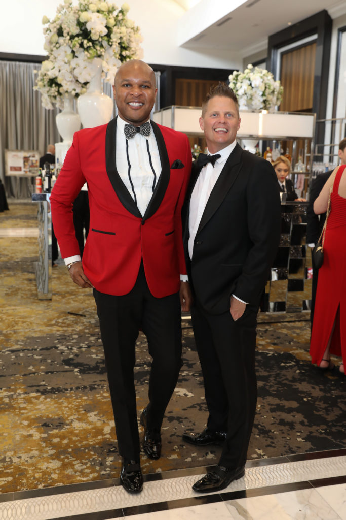 Travis Torrence, Heath LaPray at the Alley Theatre 75th anniversary gala (Photo by Priscilla Dickson)