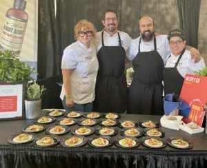 fwfwf22 – HG Sply Co.’s Danyelle McPherson and team at Culinary Corral. Photo by Courtney Dabney.