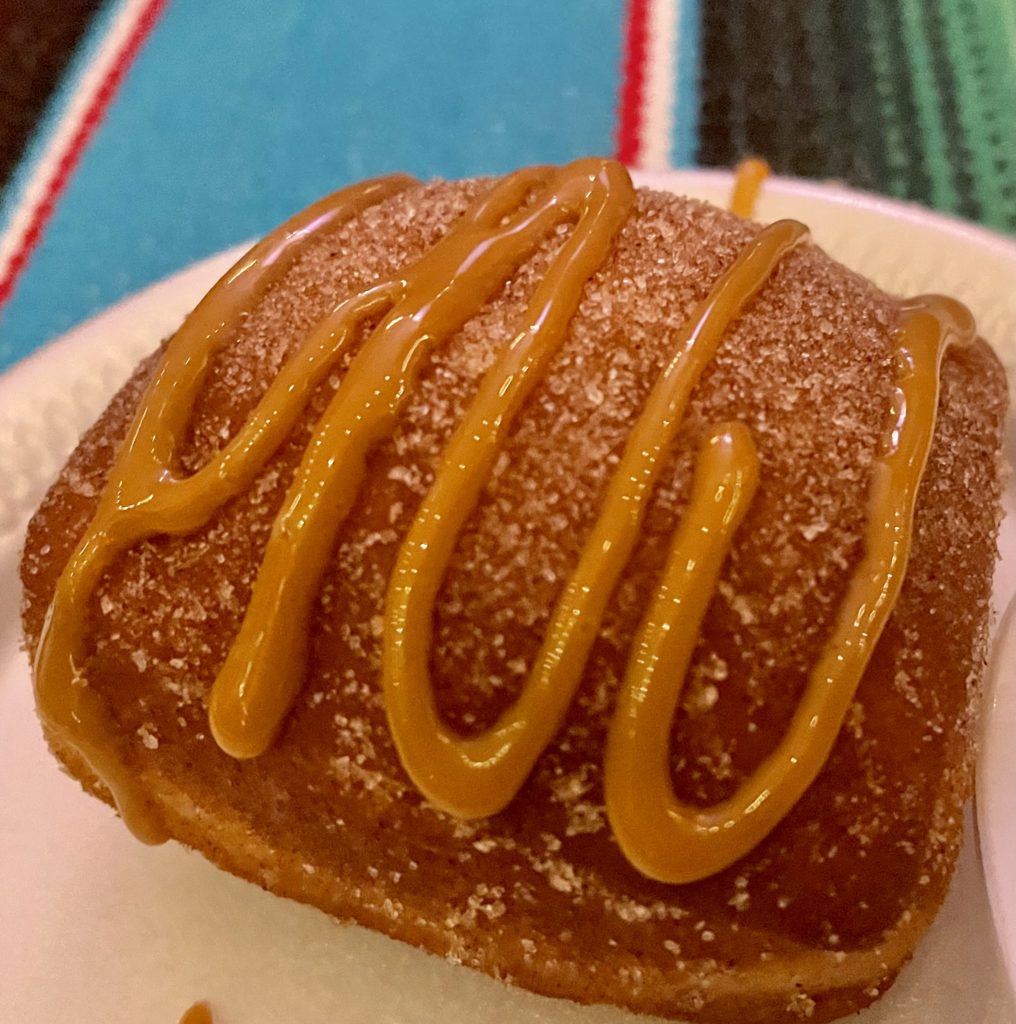 The stuffed sopapilla from Funky Town Donuts at Tacos and Tequila. Photo by Courtney Dabney.