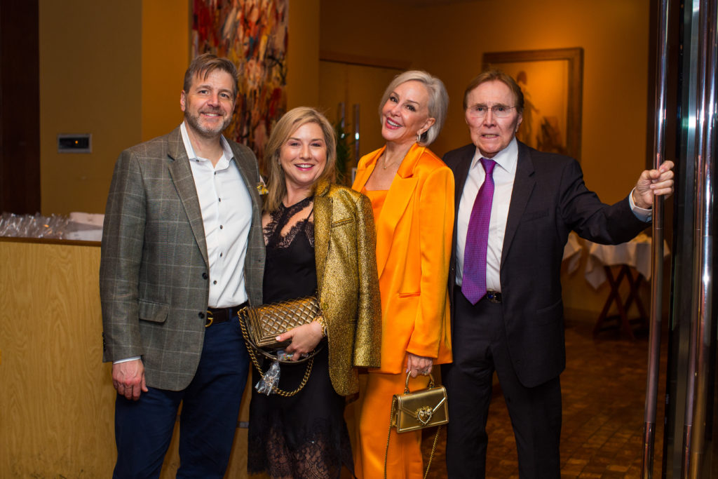 Rob & Donae Chramosta, Sheree & Norman Frede at the Tony's Day in Houston dinner celebration (Photo by Andrew Hemingway)
