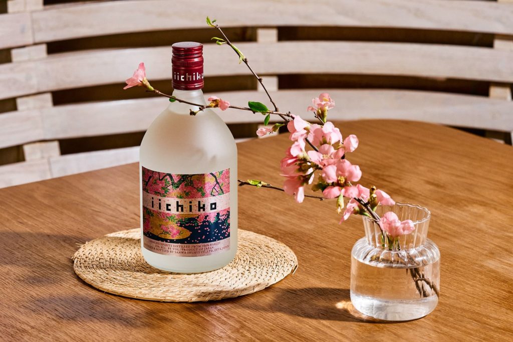 cherry blossom sakura – Iichiko Hana Bottle released just in time for spring. Photo by Daniel Schwartz.