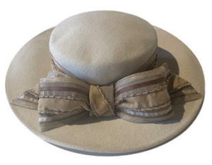 A stylish chapeau signed by First Lady Barbara Bush is among the unique silent auction lots.