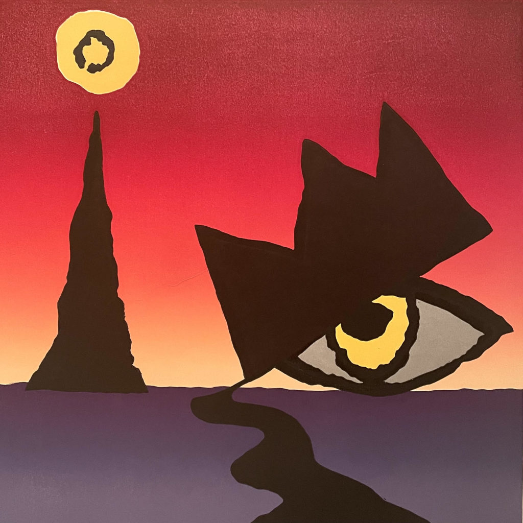 Eve Kask's "Great Eye," 1989, for sale at the Slava Ukraini! fundraiser at Anya Tish Gallery