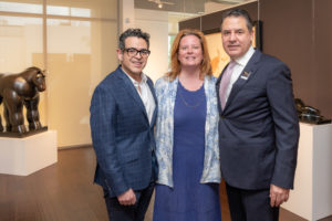 Mario Gudmundson, Mary Clarkson, Mauricio Vallejo (Photo by Paul R. Davis)