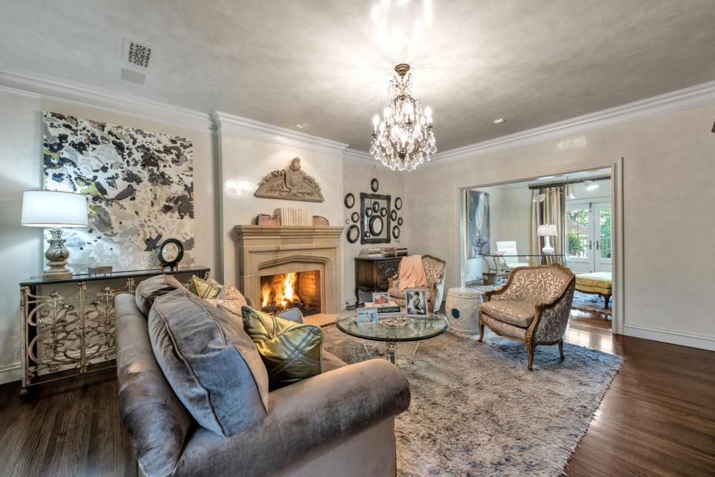 Primary suite with its own private sitting and office.