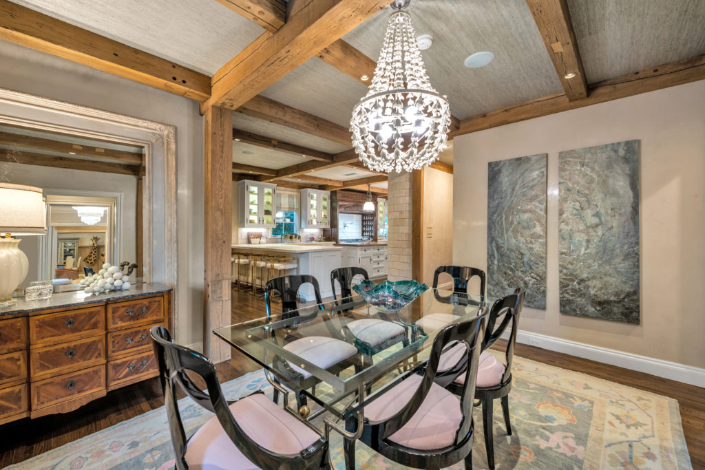 Secondary dining room off the chef's kitchen.