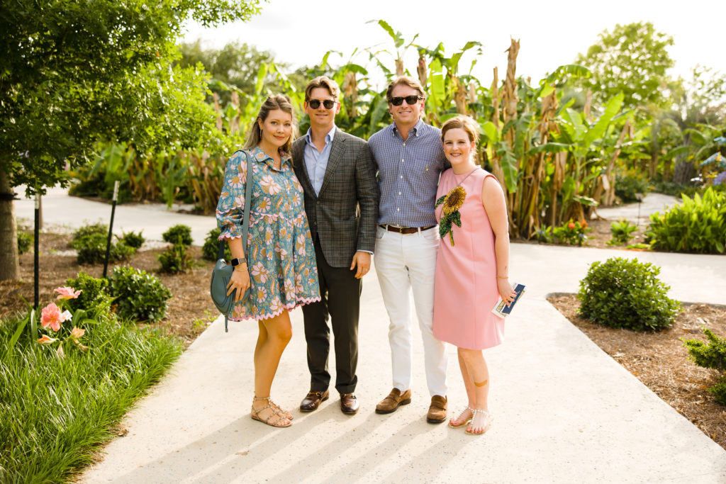 Anna & Darren Lindamood, Carter Ware, Jenna Lindley at The Secret Garden Party held at Houston Botanic Garden