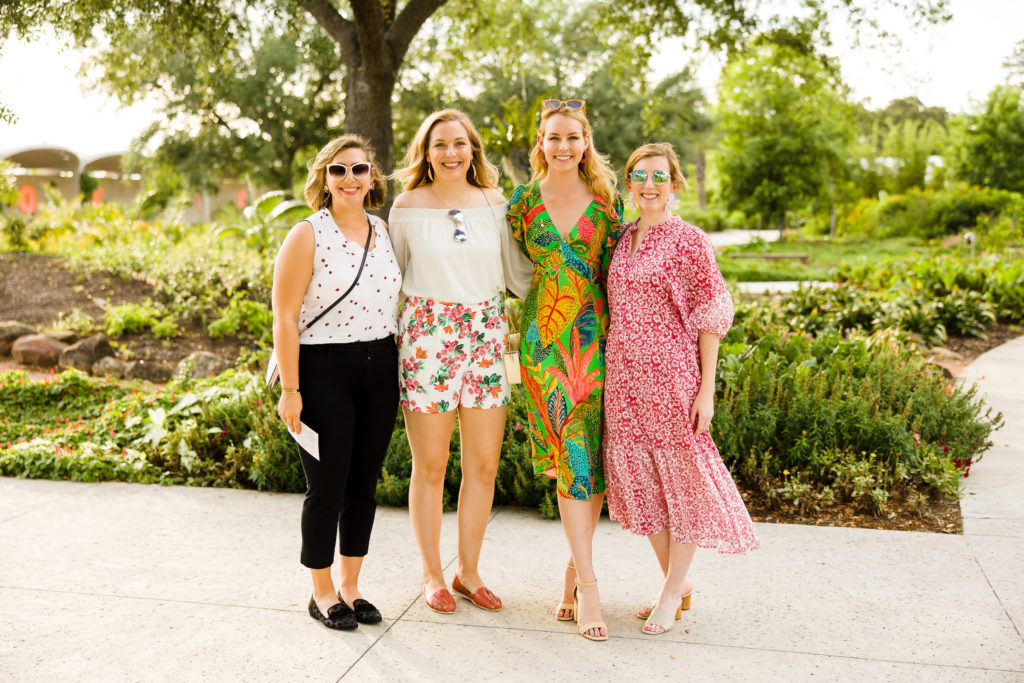 Andrea Heiss, Johanna Ray, Jess Hays, Josephine Hill  at The Secret Garden Party held at Houston Botanic Garden