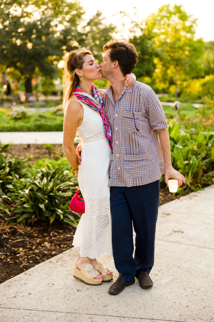 Lisa Fred & George Dodd at The Secret Garden Party held in Houston Botanic Garden