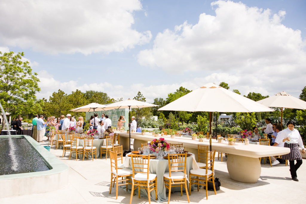 Friends gather at the lunch celebrating Emily Clay's $1 million gift to Houston Botanic Garden. (Photo by Hung L. Truong Photography )