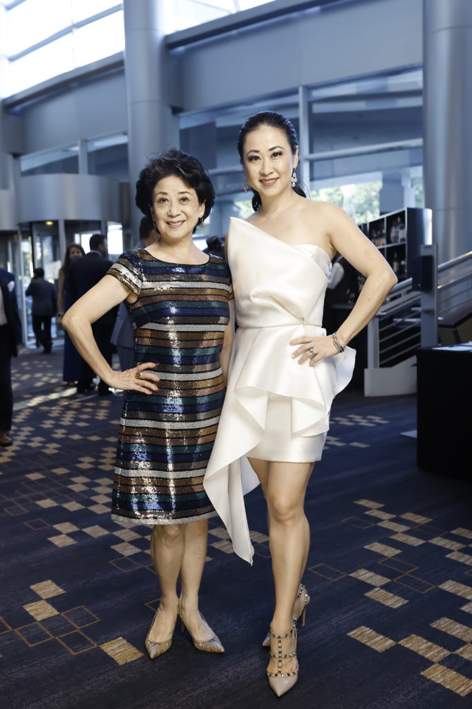 Mitzi Shen, Janie Yao at the Asian Pacific American Heritage Association gala (Photo by Quy Tran)