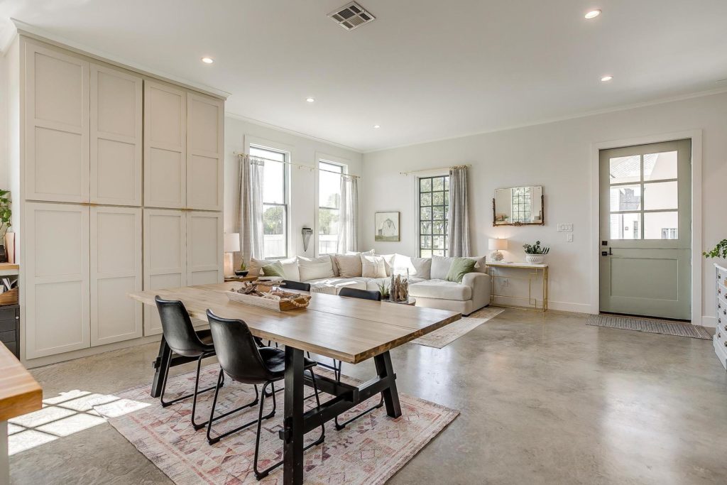 Hampton's lifestyle at its finest inside the property's guest house.