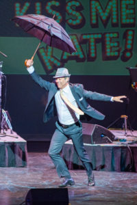 Houston native David Elder preforming ‘Singing in the Rain’ at Covenant House Texas Night of Broadway Stars (Photo by Jacob Powers)