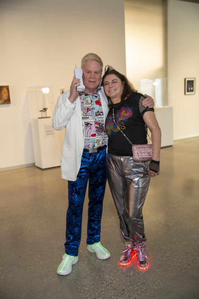 Alfred C. Glassell III & Marli Andrade at the MFAH Glassell School MTV-themed gala (Photo by Jenny Antill Clifton)