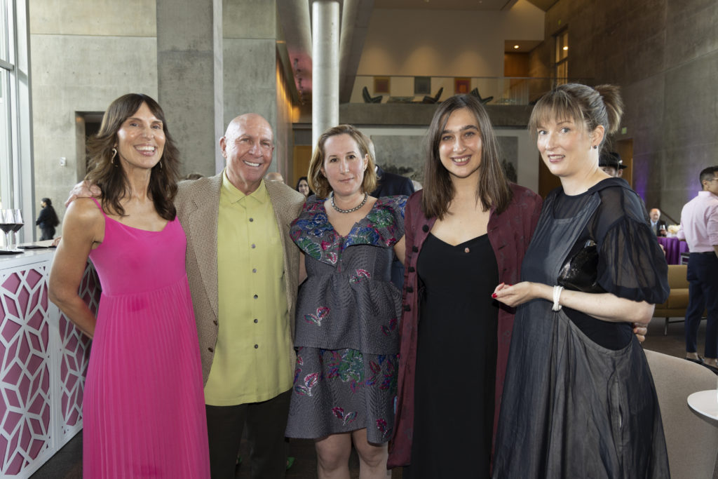 Andrea Karnes, Michael Auping, Natalie Frank, Apolonia Sokol, Christiane Lyons (photo by, Kim Leeson)