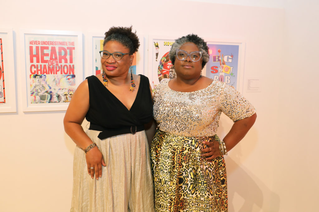 Angel Rundolph, Necole Irvin at the CAMH 'Secret Underground' gala
 (Photo by Priscilla Dickson)