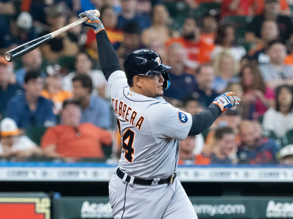 Detroit Tigers icon Miguel Cabrera is a future Hall of Famer and playing legend. (Photo by F. Carter Smith)