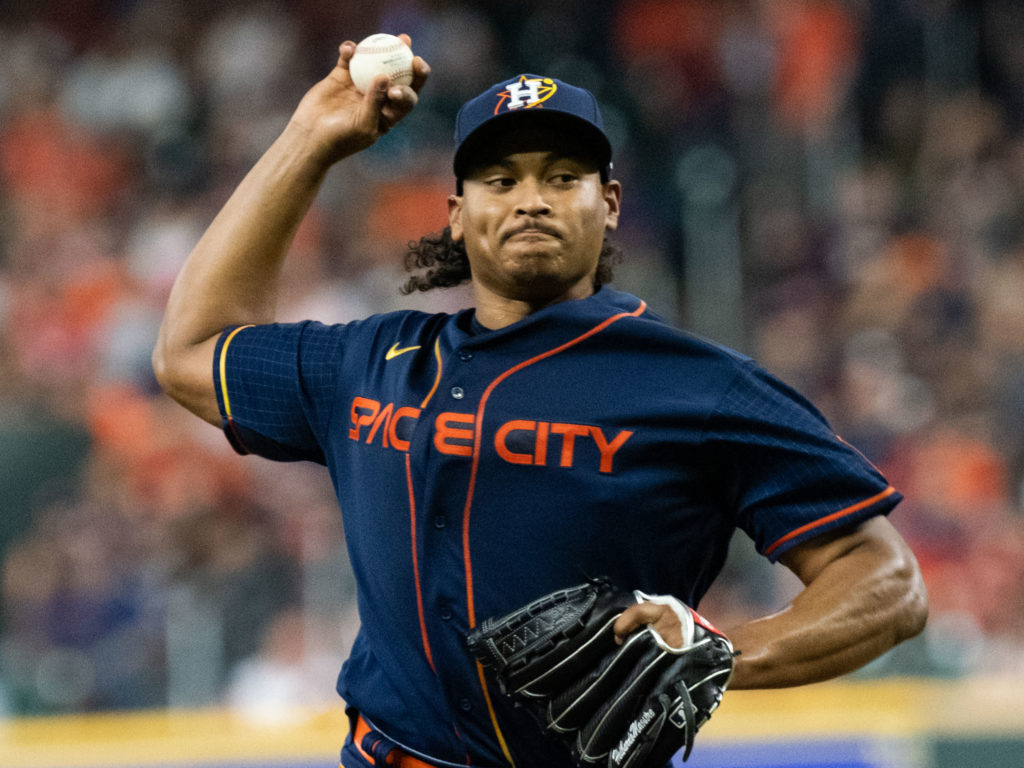 Luis Garcia has found a home in the Astros rotation. (Photo by F. Carter Smith)