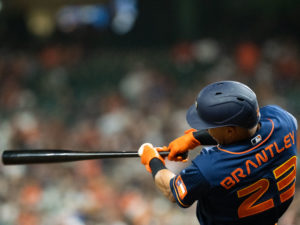 Houston Astros Luis Garcia lost to Tristan McKinzey and the Cleveland Guardians 6-1, Monday night May 23, 2022 at Minute Maid Park