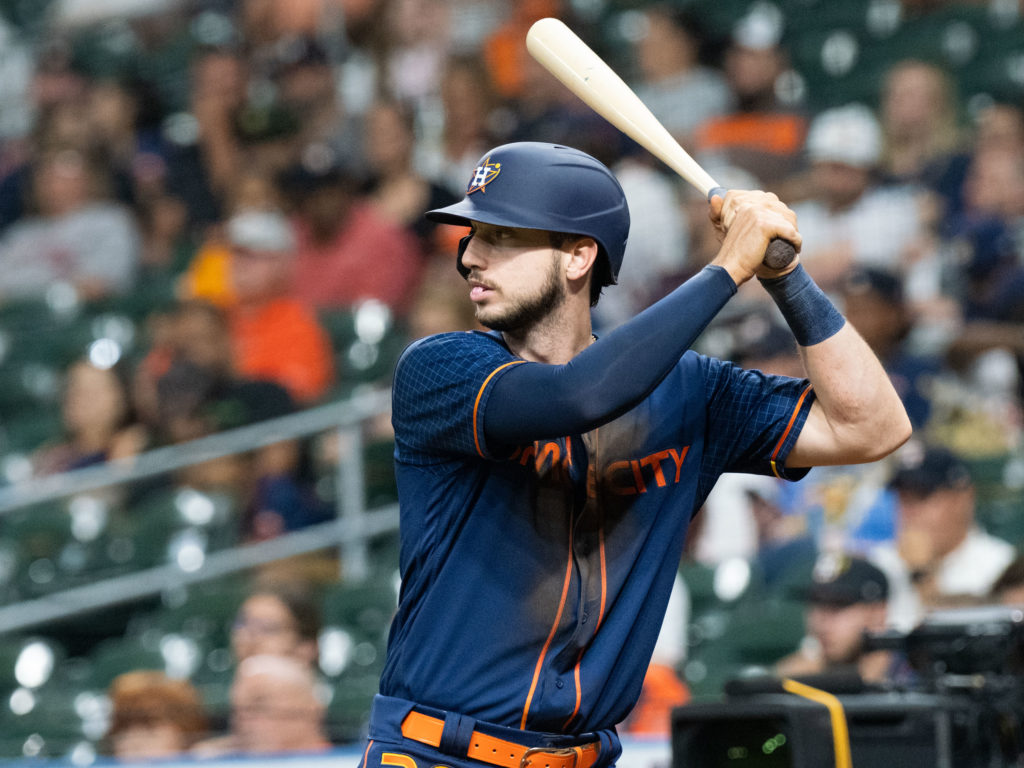 Kyle Tucker is talented enough to change a game in many ways for the Houston Astros. (Photo by F. Carter Smith)