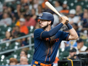 The Houston Astros defeated the Seattle Mariners 3-0 behind home runs by Yordan Alvarez and Jeremy Pena at Minute Maid Park