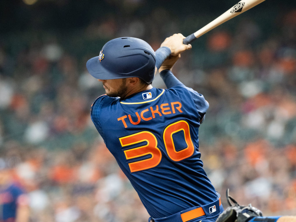 Kyle Tucker is turning into one baseball's most dangerous hitters. (Photo by F. Carter Smith)