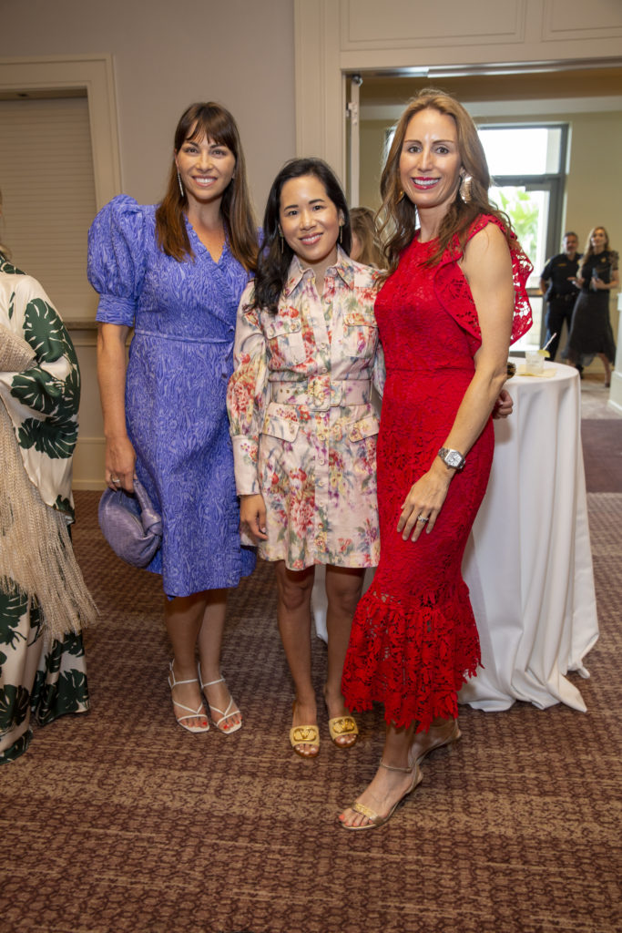 Beth Zdeblick, Stephanie Fleck, Brooke Bentley Gunst at the Arms Wide Adoption Services luncheon (Photo by Jenny Antill)