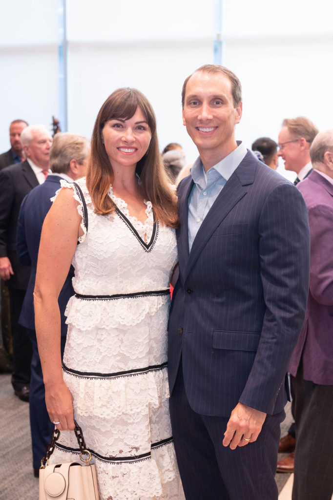 Beth & Nick Zdeblick at the Houston Ballet dinner.