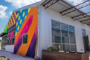 Bishop – Construction in progress on Fort Worth’s first Cidercade location, the largest to date.