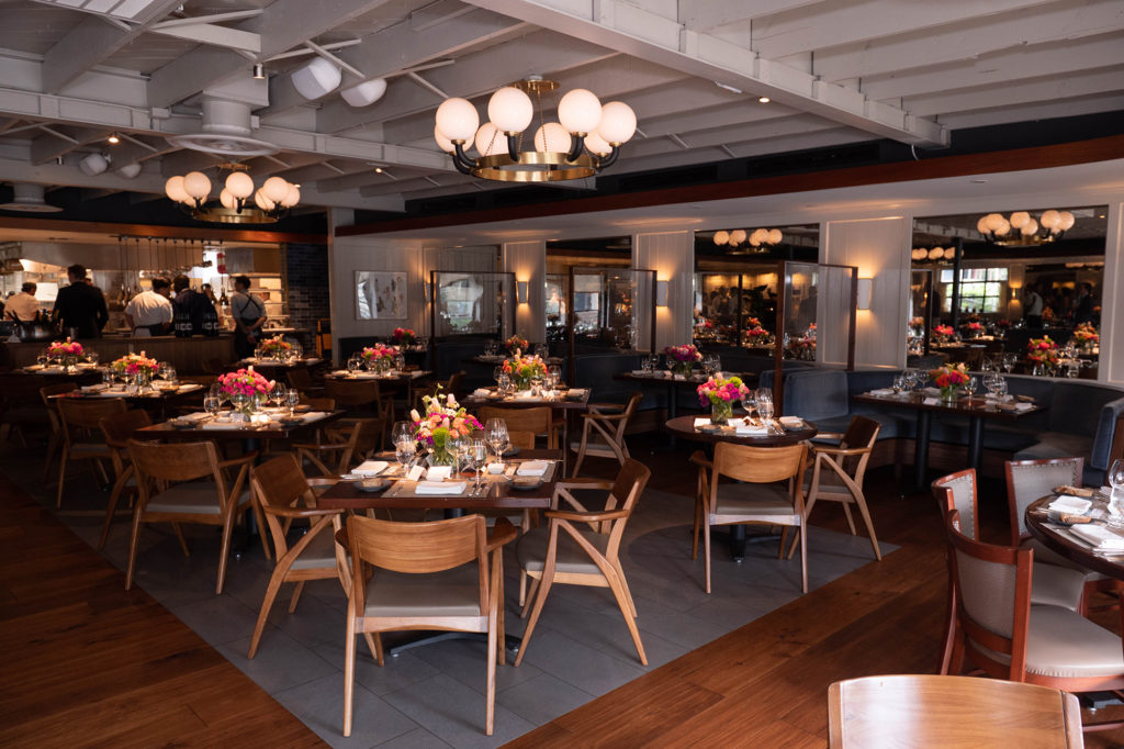 Bludorn restaurant dressed for Houston Ballet's 'Raising the Barre' fundraiser by Rebekah Johnson of Bergner & Johnson (Photo by Wilson Parish)