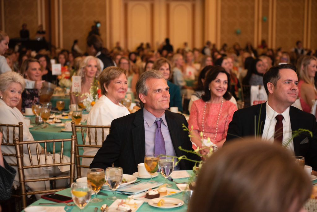 Candid photo from the Junior League of Dallas Centennial Milestones  Luncheon. (Photo by Tamytha Cameron)