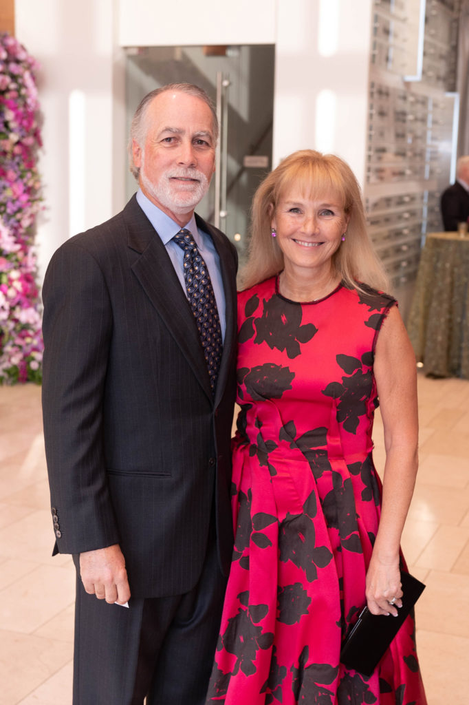 Charles & Randa Williams at the dinner announcing Margaret Alkek Williams' $10 million gift to Houston Ballet.