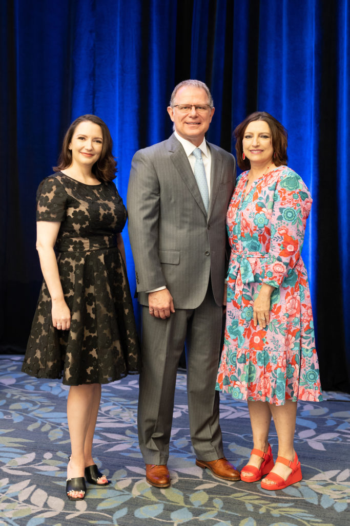 CanCare president and CEO Darcie Wells, Rod & Lynne Larson (Photo by Daniel Ortiz)
