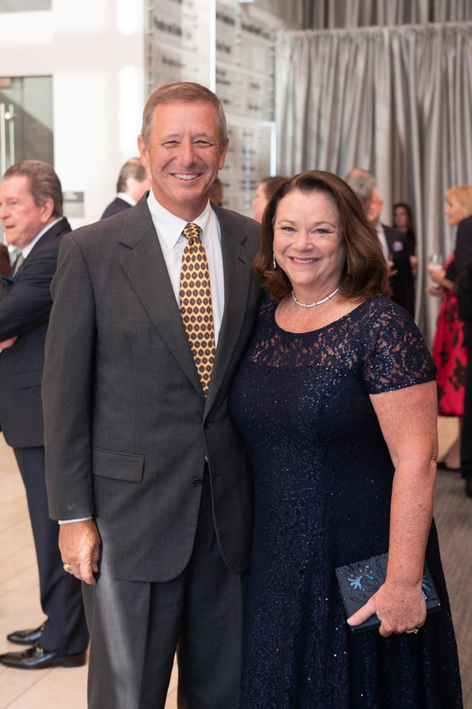 David & Tara Wuthrich at the dinner announcing Margaret Alkek Williams' $10 million gift to Houston Ballet.