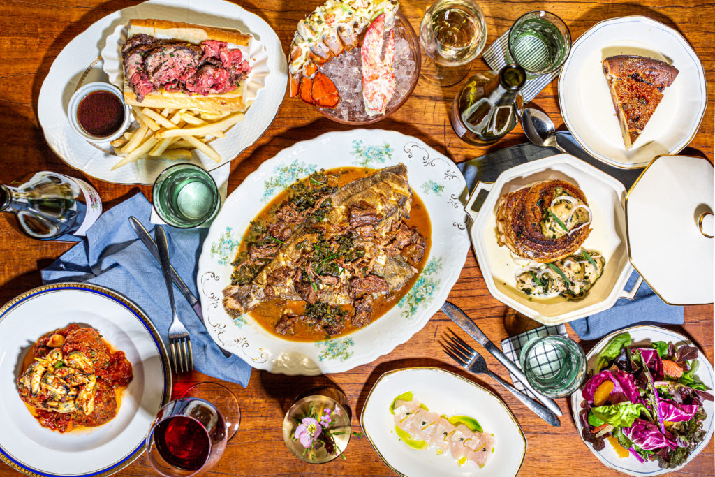 Variety of Dishes at the Galveston Hotel Lucine (Photo by Jenn Duncan)