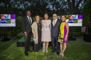 Dr. Damian Young, Dr. Mirjana Maletic-Savatic, Dr. Huda Zoghbi, Anthony and Cynthia Petrello; Photo by Jenny Antill
