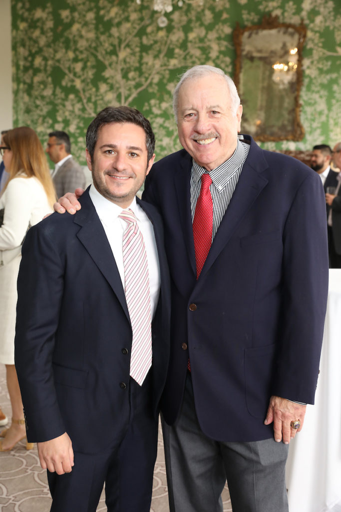 Dr. John Candelosi, Ed McMahon at the Men of Distinction luncheon (Photo by Priscilla Dickson)