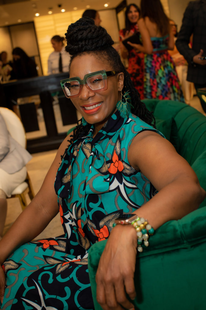 Dr. Kidada Gilbert-Lewis at the Best Dressed announcement party at Neiman Marcus in The Galleria (Photo by Miroma  Photography)