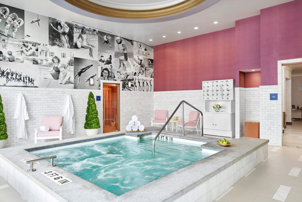 The Women's Solarium in the Fairmont Austin Spa