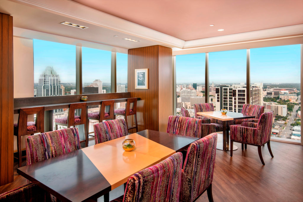 Views from the Gold Lounge. 