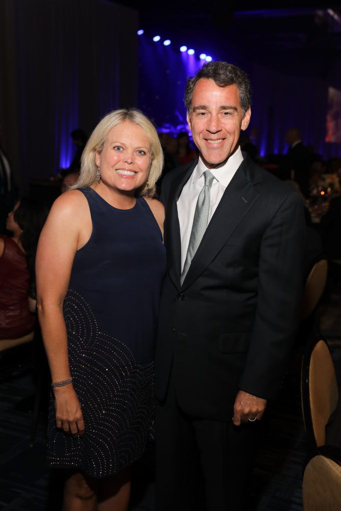 Julie & Drew Sudduth at the Lyndon Baines Johnson Moral Courage Award dinner (Photo by Priscilla Dickson)