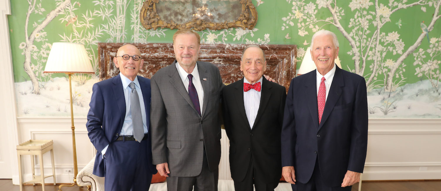 Honorees Jim Postl, Keith Mosing, Dr. Stanley Appel and John Butler, Jr. (Photo by Priscilla Dickson)
