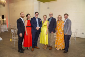 Chairs Joseph Cohen & Lindsay Davis, Brandon Zech, honorees Julie Kinzelman & Christopher Tribble, chairs Liz & David Anders (Photo by Jenny Antill Clifton)