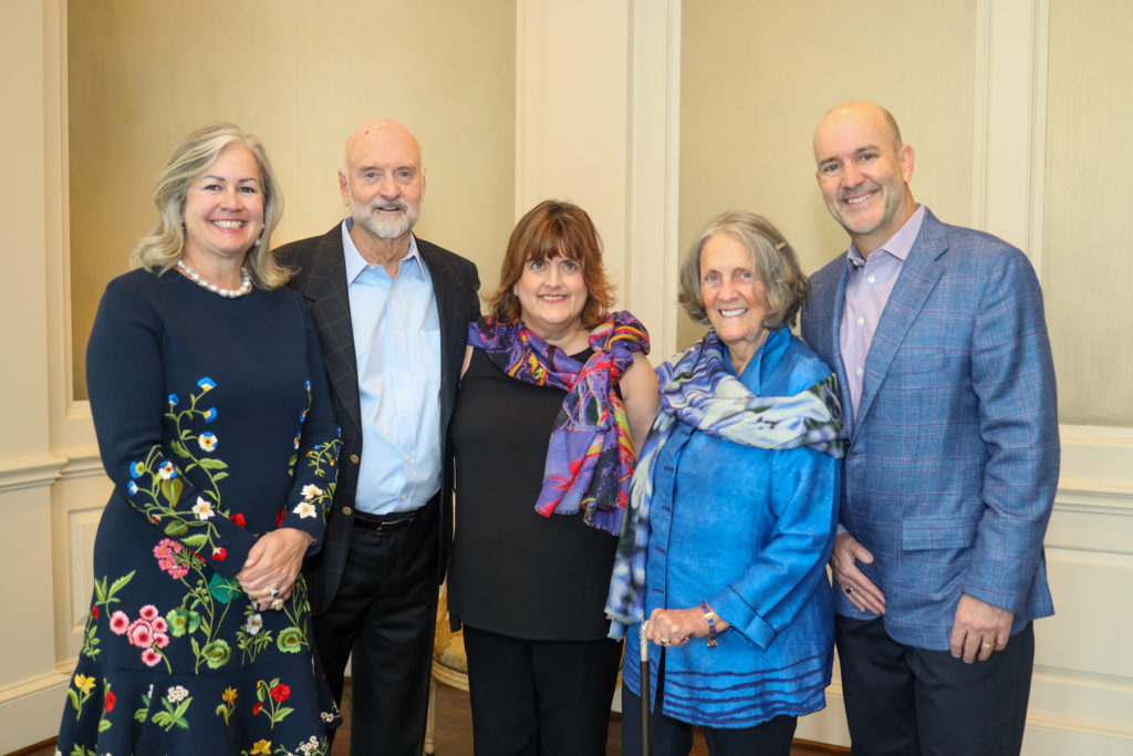 Chrissi Morgan, Bill Morgan, honoree Catherine Morgan, honorary chair Sara Morgan, honorary chair Mike Morgan (Photo by Katy Anderson)