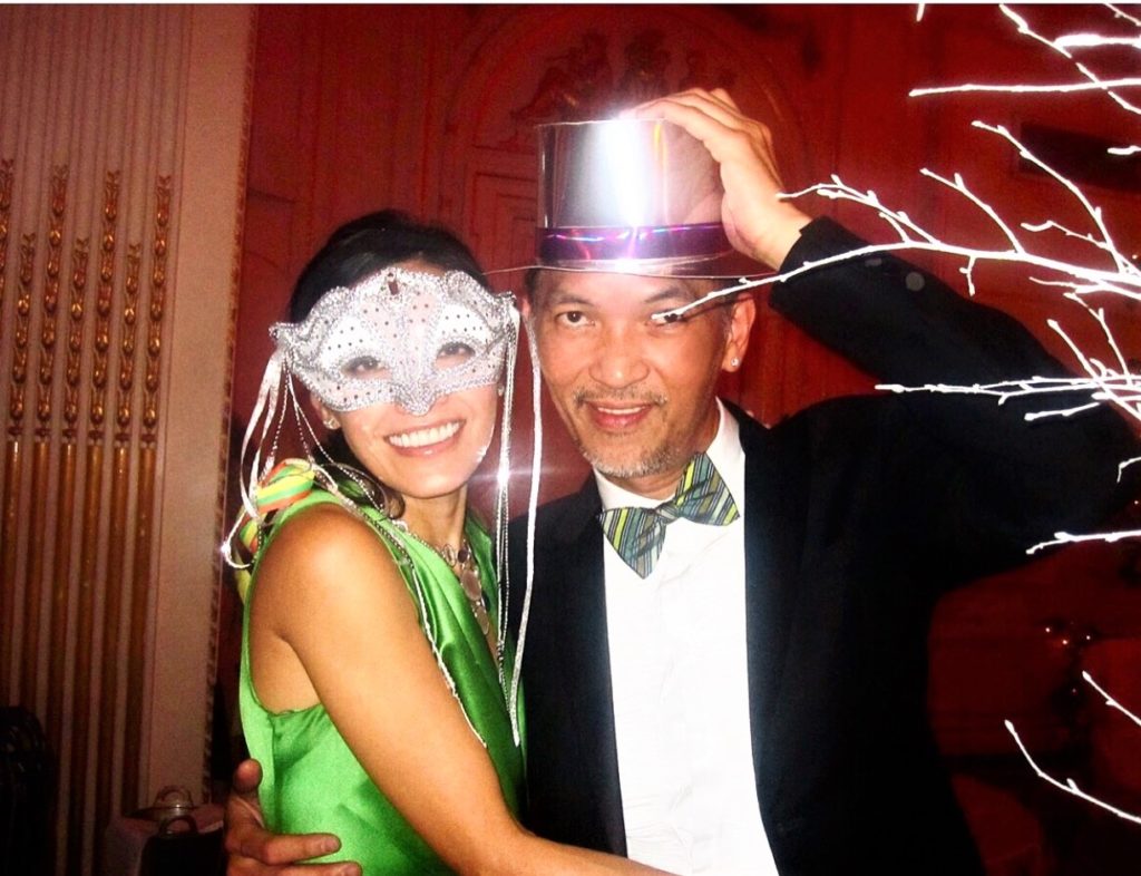 The couple rings in the New Year in a different city, such as Venice, London, Paris and Rome.