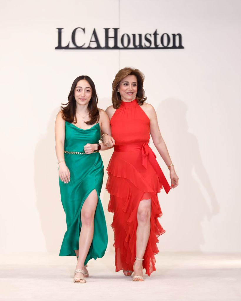 Honoree Niloufar Molavi with her daughter, Tara Molavi  at the LCA Houston International Mother’s Day luncheon salute  (Photo by Quy Tran)