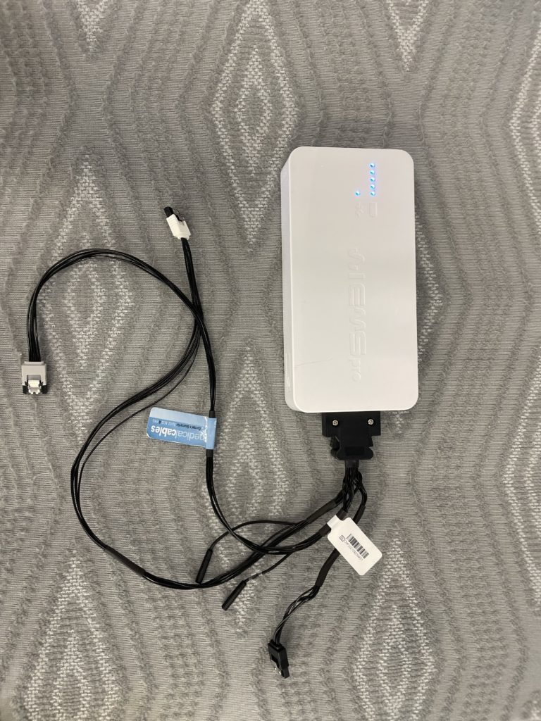 Each Ninety20 trainer is extensively trained in the technology and technique - and this is the device that makes it all happen.