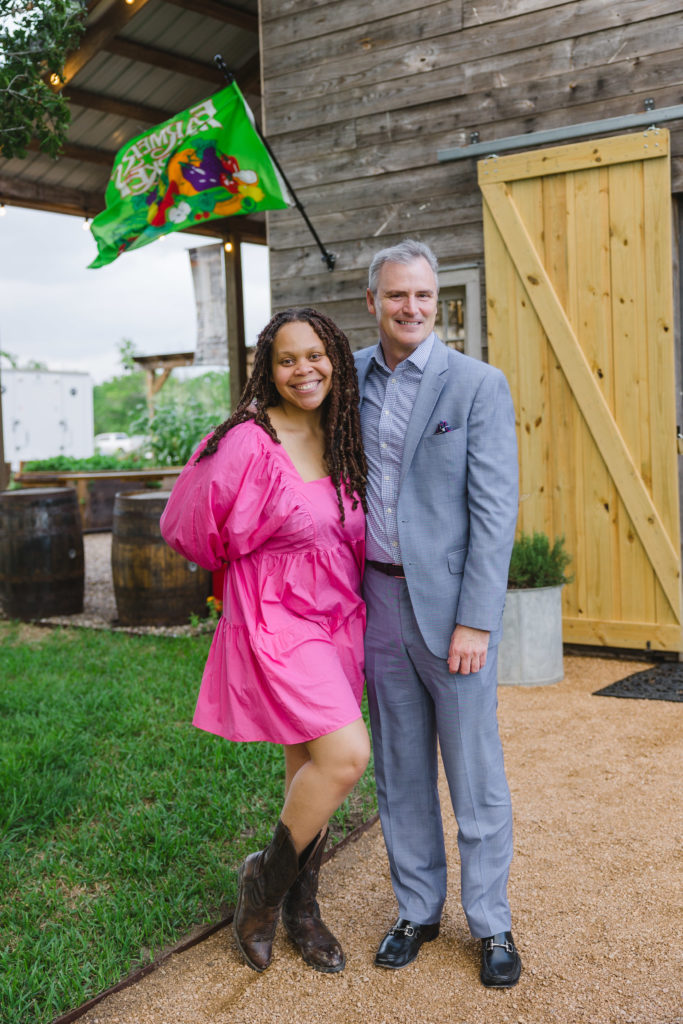 Ifeoma Charlley, Steve Summers at the Recipe for Success Delicious Alchemy Banquet at Hope Farms (Photo by Daniel Ortiz)